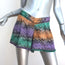 Missoni Mare Coverup Shorts Purple/Green Lurex Knit Size 42