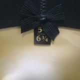 Stetson x Kemo Sabe Snake-Band Feathered Cowboy Hat Black 6x Fur Felt Size 54