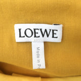Loewe Colorblock Cutout Midi Dress Marigold Linen-Silk Size 40