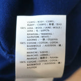 McQ Alexander McQueen Fit & Flare Knit Dress Blue Wool Size Extra Large