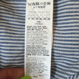 Max Mara Weekend Seersucker Blazer Blue/White Size US 8 Two-Button Jacket