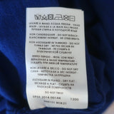 McQ Alexander McQueen Fit & Flare Knit Dress Blue Wool Size Extra Large