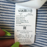 Max Mara Weekend Seersucker Blazer Blue/White Size US 8 Two-Button Jacket