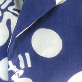 Comme des Garcons Hawaii Print Midi Shirt Dress Blue/White Size Extra Small
