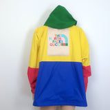 Gucci x The North Face Colorblock Windbreaker Jacket Size Extra Large Unisex