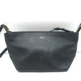 Khaite Adeline Envelope Crossbody Bag Black Leather