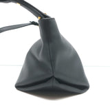 Khaite Adeline Envelope Crossbody Bag Black Leather