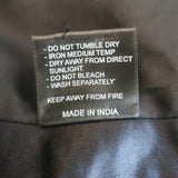 Cynthia Rowley Leather-Tie Sequined Top Black Floral Print Satin Size Small NEW