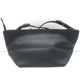Khaite Adeline Envelope Crossbody Bag Black Leather