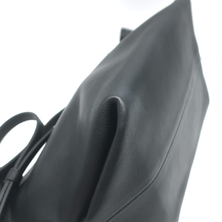 Khaite Adeline Envelope Crossbody Bag Black Leather