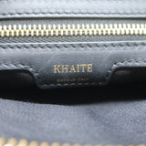 Khaite Adeline Envelope Crossbody Bag Black Leather