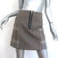 Maje Mixed Plaid Mini Skirt Joxy Beige Wool-Blend Size 38