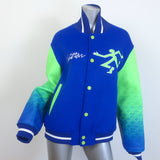 Louis Vuitton  Virgil Abloh Taurillon Gradient Varsity Jacket Blue/Green Size 52 Unisex