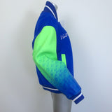 Louis Vuitton  Virgil Abloh Taurillon Gradient Varsity Jacket Blue/Green Size 52 Unisex
