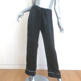 Helena Quinn Matching Pajamas Black Silk Charmeuse Size Medium/Large