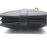 Bottega Veneta Mount Chain-Strap Shoulder Bag Black Leather NEW