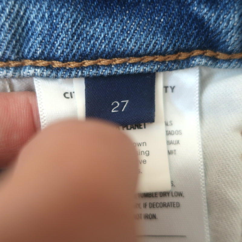 Citizens of Humanity Blaine Horsebit Straight-Leg Jeans Alma Wash Size 27 NEW