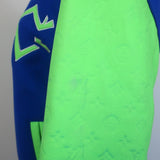 Louis Vuitton  Virgil Abloh Taurillon Gradient Varsity Jacket Blue/Green Size 52 Unisex