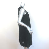 Ulla Johnson Nell Sleeveless Dress Black Embroidered Cotton Size 2