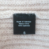 Jenni Kayne Cashmere Fisherman Hoodie Sweater Oatmeal Size Small