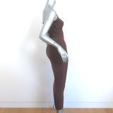 AFRM x Revolve Sloane One Shoulder Midi Dress Cappuccino Size Extra Small NEW