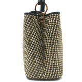 Louis Vuitton Limited Edition Capucines MM Woven Raffia Bag Beige/Black