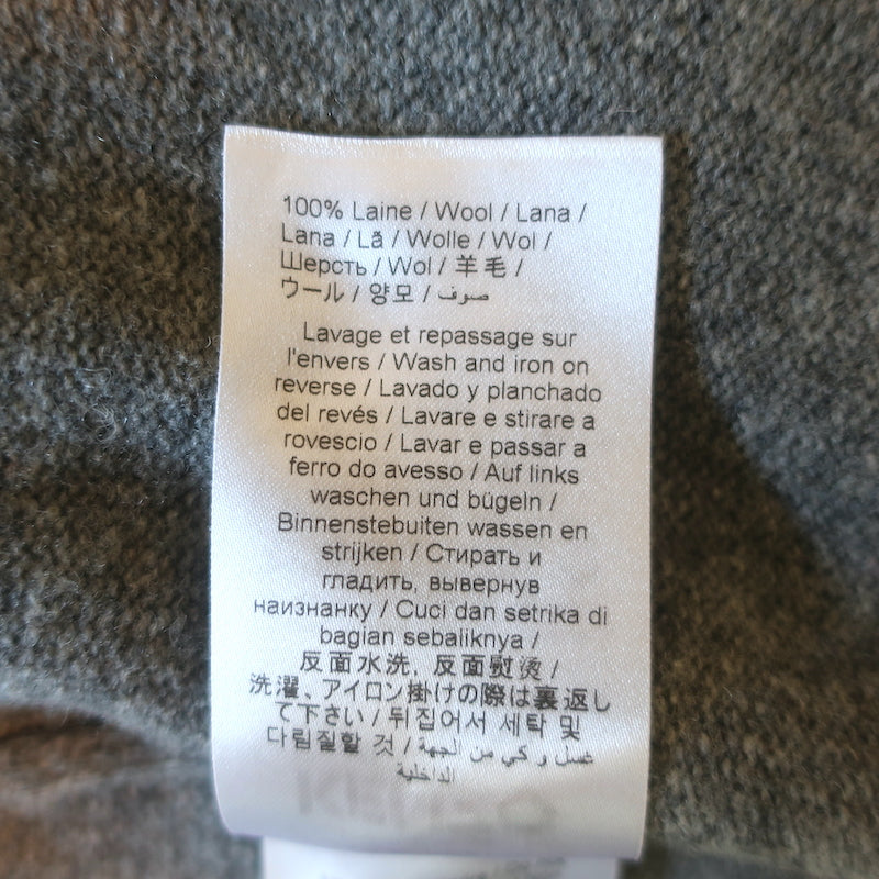 KENZO Boke Flower Crewneck Sweater Gray Wool Size Extra Large