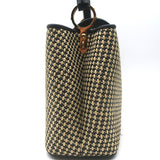 Louis Vuitton Limited Edition Capucines MM Woven Raffia Bag Beige/Black