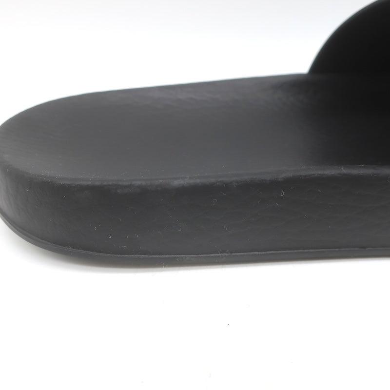 Gucci Pursuit GG Matelasse Pool Slide Sandals Black Size 39 NEW