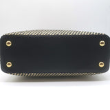 Louis Vuitton Limited Edition Capucines MM Woven Raffia Bag Beige/Black