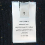 Gabriela Hearst Eden Speckled Cashmere Knit Midi Skirt Navy/Multi Size Small