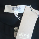 Athe Vanessa Bruno Zip-Front Romper Black Size 36 NEW