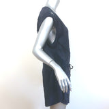 IRO Austin Romper Navy Embroidered Viscose Size 34