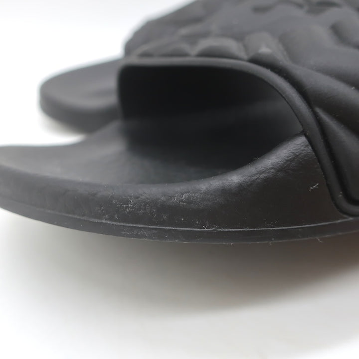Gucci Pursuit GG Matelasse Pool Slide Sandals Black Size 39 NEW