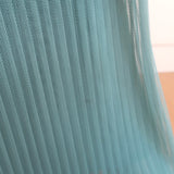 Burberry Pleated Tulle Sleeveless Maxi Dress Seafoam Size US 6