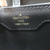 Louis Vuitton Limited Edition Capucines MM Woven Raffia Bag Beige/Black