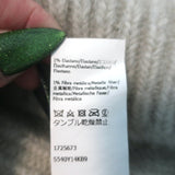 Authentic Loewe open-side oversize mohair-blend sweater in pearl grey, pre-owned and gently worn, size Small