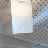 Rosetta Getty Long Sleeve Shirtdress White Printed Cotton Size 6