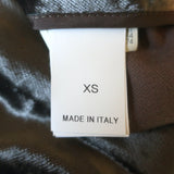 Brunello Cucinelli Short Sleeve Velvet Shift Dress Brown Size Extra Small