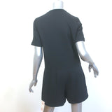 Athe Vanessa Bruno Zip-Front Romper Black Size 36 NEW