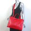 TELFAR Medium Shopping Bag Red Faux Leather Crossbody