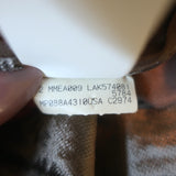 Brunello Cucinelli Short Sleeve Velvet Shift Dress Brown Size Extra Small