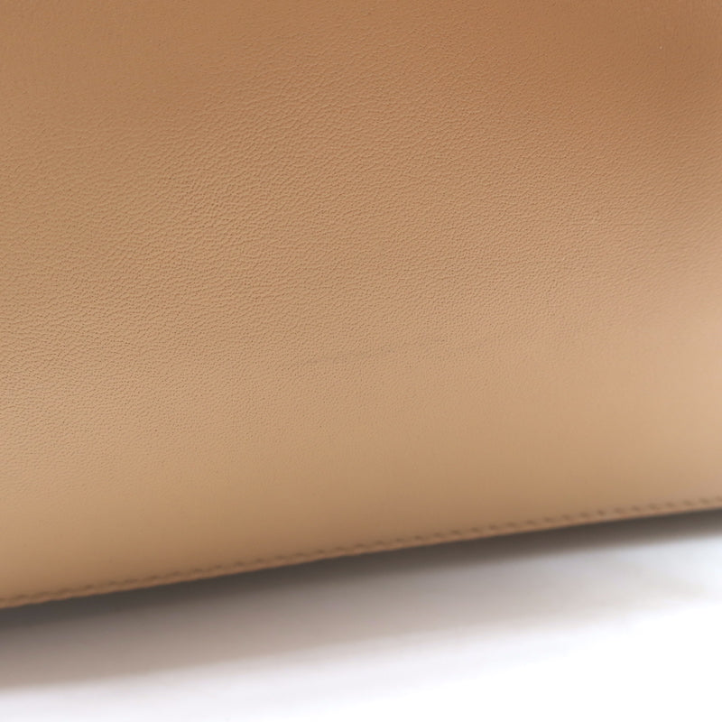 Fendi Peekaboo ISeeU Medium Top Handle Bag Beige Leather Crossbody