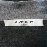 Givenchy gray colorblock cashmere zip-up cardigan, size XS — authentic pre-owned luxury, gently worn