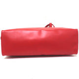 TELFAR Medium Shopping Bag Red Faux Leather Crossbody