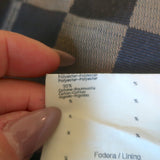 Vintage Fendi Checkerboard Zucca Pencil Skirt Brown Size 44