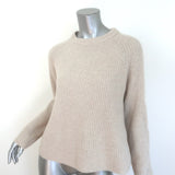 Jenni Kayne Cashmere Fisherman Sweater Oatmeal Size Medium