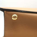 Fendi Peekaboo ISeeU Medium Top Handle Bag Beige Leather Crossbody