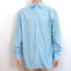 Isaia Striped Button Down Shirt Blue/White Cotton Size 41 - 16