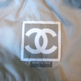 Chanel Identification 00A Quilted Puffer Skirt Gray Size 42